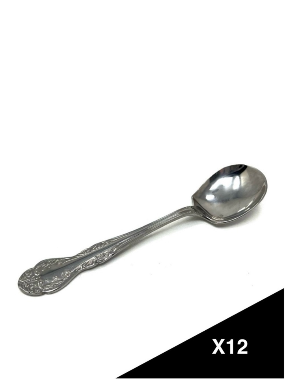 Vintage CAPCO Stainless Steel Set of 12 Dessert Spoons made in Japan CAPCO Vtg